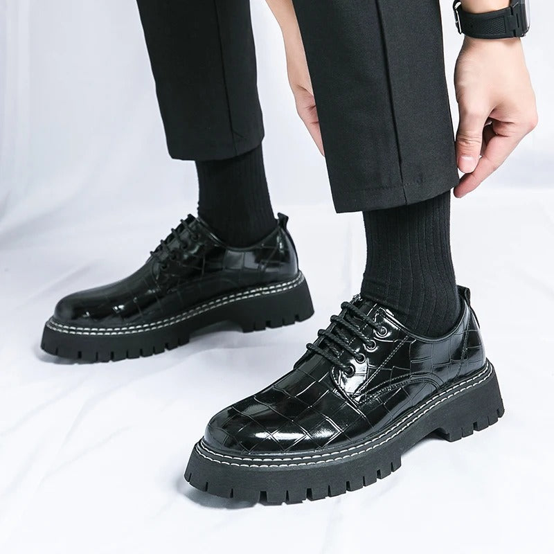 Men's Classic Derby Dress Shoes – Thick Sole