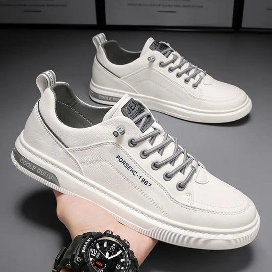 Men's Lightweight Leather Casual Driving Shoes