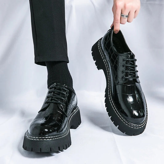 Men's Classic Derby Dress Shoes – Thick Sole