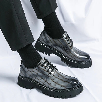 Men's Classic Derby Dress Shoes – Thick Sole