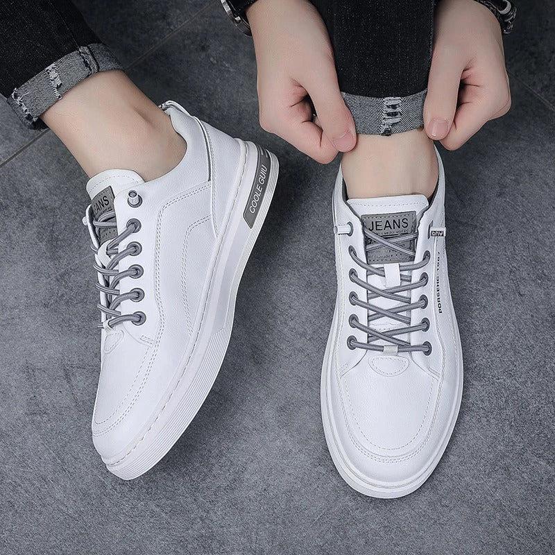 Men's Lightweight Leather Casual Driving Shoes