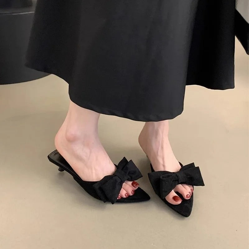 Women's Butterfly-Knot Low-Heel Summer Slippers