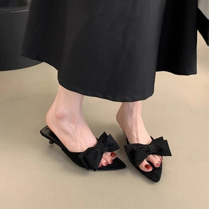 Women's Butterfly-Knot Low-Heel Summer Slippers