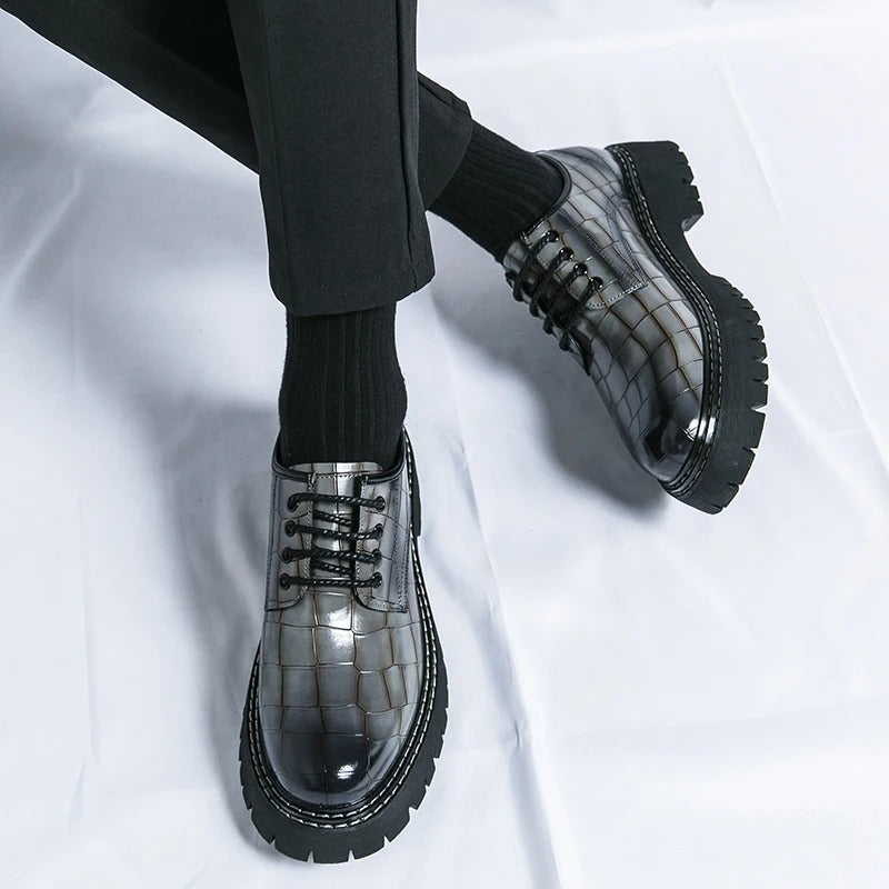 Men's Classic Derby Dress Shoes – Thick Sole
