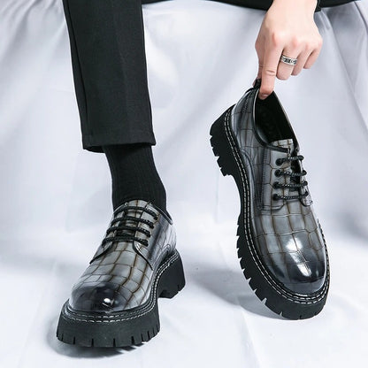 Men's Classic Derby Dress Shoes – Thick Sole